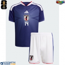 Otroški Nogometni dresi Japonska Junya Ito #14 Domači SP 2026 Kratek Rokav (+ Kratke hlače)